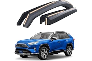 Goodyear en Canal Deflectores de Aire para/compatible con Toyota RAV4 2019-2026 XA50 MK5 - Accesorios Coche -Deflectors Ventanilla Coches -Deflectores de Viento- Derivabrisas- Cortavientos Ventana-4ud