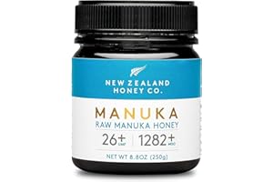 New Zealand Honey Co. Miele di Manuka MGO 1282+ / UMF 26+ | Attivo e lordo | Prodotto in Nuova Zelanda | 250g