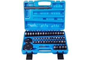 DAYUAN Juego de 52 Herramientas de Presión Discos de Montaje Pieza de Presión y Extractor Para Retenes de Sellado, Cojinetes, Semicojinetes, Bujes y Gomas