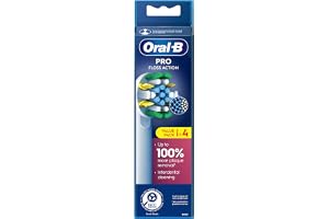 Oral B Floss Action ersättning elektrisk tandborsthuvud, paket med 4