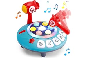 PROACC Sensory Toys for 1 Year Old Boys - Whack A Mole Game Baby Musical Toys Early Development Educational Activity Toy Gifts for 1 Year Olds Boys Girls Toddlers Kids