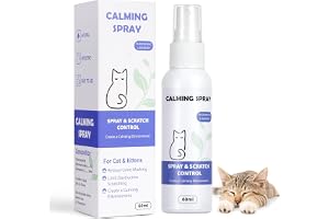 Aomig Cat Calming Spray, Cat Comfort Calming Spray Anxiety Relief Feromon Spray för katter, Spray för katter Cat Calming Coll