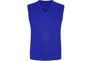 FASHION FATEEK Boys Girls V-Neck Knit Vest Sweater Tank Top Jumper Warm Winter Uniform School Knitwear Pattern Sleeveless Sweater Waistcoat