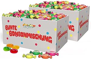 ‎TISE SÜSSWAREN Capico 10 kg Bonbonmischung Großpackung (ca 1600 Stk.) für Wurfmaterial, Karneval, Fasching, Wurfware, Feiern oder Geburtstag