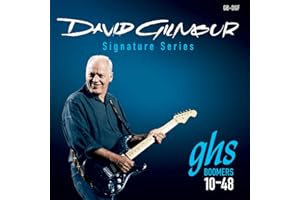 GHS STRINGS GHS David Gilmour Signature Guitar Boomers - GB-DGF - Electric Guitar String Set, .010-.048, for Fender Scale
