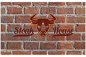 Acomoda Textil – Alfombra Ignífuga para Barbacoa con Revestimiento Antideslizante 75x120 cm. Alfombrilla Ajustable Fácil Limpieza para Proteger Suelo de Exterior y Interior. (Steak House)