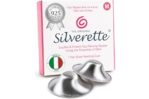 Silverette Nursing Cups - Soothing Sore Breasts Or Cracked Nipples With Silver (XL)