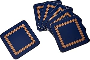 Pimpernel Classic Midnight Blue Coasters - Set of 6