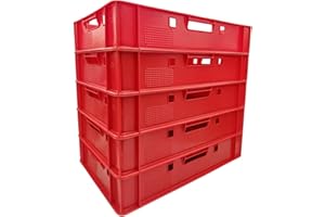 BURI 5 x bacs à viande E1 Rouge