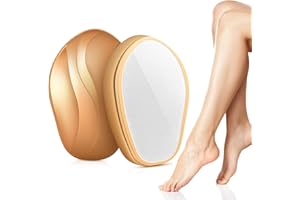 GUFFO Crystal Hair Eraser UK, Painless Hair Removal Stone, Universal Crystal Hair Remover Agent For Men and Women, Washable Hair Eraser, Nano Technology Exfoliation, Smooth Skin (gold)