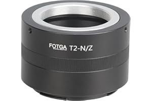 Hersmay T2 T Mount Objektiv auf Z Mount Adapterring für Nikon Z5 Z6 Z7 Z6II Z7II Z8 Spiegellose Vollformatkamera