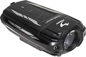 Moon Light the Way You Ride On Meteor 400 Lumens IPX4 Rechargeable Handlebar Mounted Front Cycle Light, Built-in Battery, Max Runtime 80 Hours.