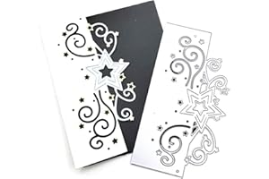 duoyif Troqueles Scrapbooking Tarjetas Navidad Cutting Dies Plantilla De Grabación En Relieve Troqueles De Estampado Metal Para Tarjetas De Felicitación Álbumes De Fotos Álbumes De Recortes 13,2cmx7cm