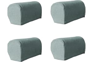 KGJAXF 4Pcs Armchair Covers - Sofa Arm Protectors for Furniture Protection (Green)