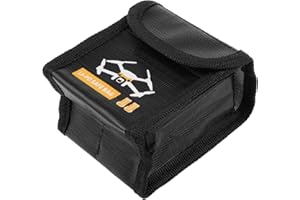EMSEA Bateria przeciwwybuchowa torba bezpieczeństwa kompatybilna z DJI Mini 3 Pro Drone Bezpieczna torba do przechowywania baterii zamiennik 95 x 86 x 63 mm rozmiar M