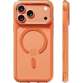 URUCHI GM Air iPhone 18 Pro Max / 17 Pro Max ile Uyumlu Manyetik Şeffaf Kılıf, Sert Kristal Arka + Yumuşak Silikon Kenar, Air