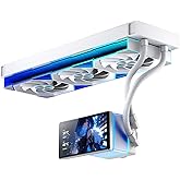 Jungle Leopard PF 360 CPU Su AIO Soğutucu Sıvı Soğutma | 5.5 in&ccedil; LCD Manyetik Ekran | 360mm ARGB Infinity Ayna 2000RPM PWM Fa