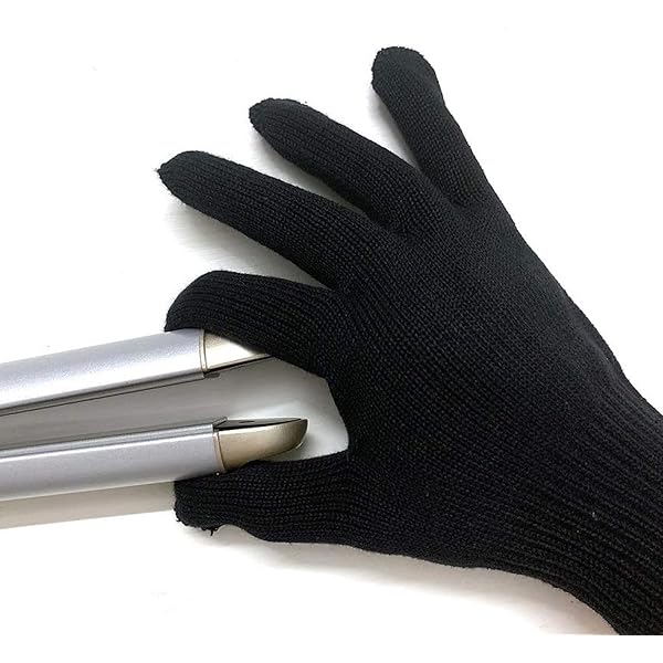 Professionnels Gants Anti Chaleur Pour Coiffure, 2 Pièces Résistants à La Chaleur Mitaines De Gants Pour Outils Pour Cheveux Curling Le Fer, Fer à