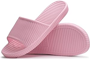 Lily Zone Sliders Women, Women's Shower Slipper, Non-slip Bathroom Shower Shoes Beach Flip Flops Pool Slides Quick Drying Indoor Outdoor Summer Sandal for Women