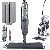 Mop with Sprayer, Mop Mop with Sprayer, Floor Cleaning Mops Spray Mop Microfiber Spray Mop with 3 Microfibre Reusable Pad and