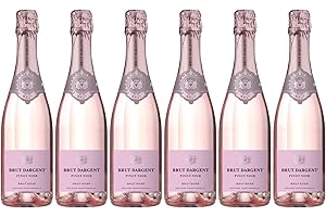 Brut Dargent Vin effervescent Brut Rosé Pinot Noir - Méthode traditionnelle (6 x 0,75 L)