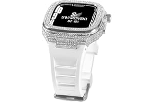 VeveXiao Rugged Case with Band Compatible with Apple Watch bands 45mm 44mm Metal Protective Cover Case with Silicone Strap Shockproof Bumper for iWatch Series 9 8 7 6 5 4 SE 2 Strap