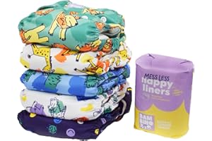 Bambino Mio, Pack de couches lavables, Le pack Essai,100 des voiles et 5 couches, Confiance