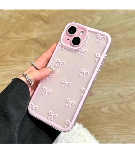 Yirlbey 2 Stück IPhone 12/12 Pro Hüllen – Transparent Mit Süßen Mustern, TPU, Stoßfest, Für Mädchen
