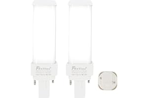 FExYinz LOT de 2 G24D LED Ampoule Ra 90 5 ans de garantie Se Brancher 2 épingle PLC Lampe LED Ampoule Compacte PL-C LED Tube CFL Lumièrentérieur
