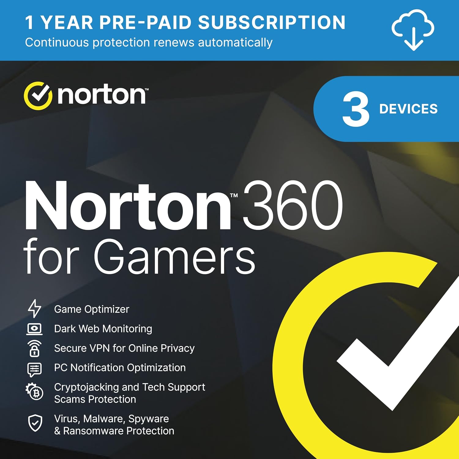 Avis d'Expert & Test Approfondi : Norton 360 for Gamers 2026 3 Devices 1-Year s (Sélection)