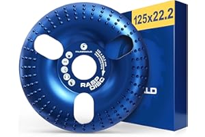 FALKENWALD® ClearView disque à râper 125 x 22.2 - disque flexible pour bois 125 mm, disque à fraiser 125 bois, poncer le bois disc