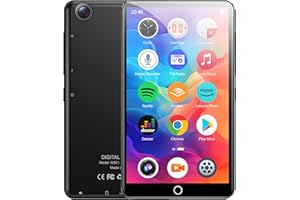 JOLIKER Reproductor MP3 80GB con Bluetooth y WiFi, MP3 Player with 13MP Rear Cámara, Android 9.0 Reproductor MP4 de 8 Núcleos con Spotify Audible Deezer Play Store, IPS 4.02" Pantalla Táctil, MP3 for Ninos