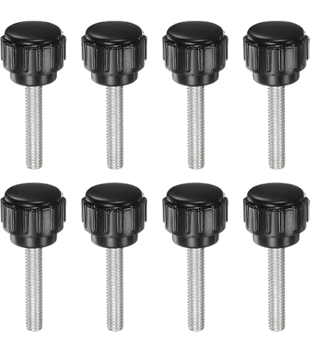 10 Stuks Gekartelde Kartelschroeven M4x10 Mm – Koolstofstaal Ronde Kopbouten