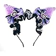 TecoKart® Kuromi Headband for Girls – Cute Bow Hairband for Kids, Ideal for Cosplay, Parties, or Everyday Use, Kawaii Accessory for Children