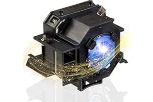 Supermait EP42 A++ Calidad Lámpara Bulbo Bombilla de repuesto para proyector con carcasa, Compatible con Elplp42, adecuada para EMP-83C EMP-83 EMP-822H EMP-822 EMP-410We EMP-410W EX90 PowerLite 400W
