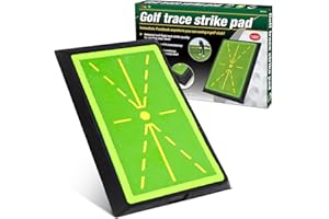 ALLOMN Tapete Portátil para Práctica de Golf con Base de Goma Antideslizante, para Entrenamiento de Swing en Exteriores e Interiores para Principiantes y Adultos