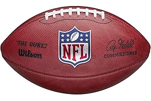 Wilson American Football NFL The Duke, oficjalny rozmiar NFL, skóra horweenowa, brązowy