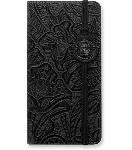 Belgravia Slim Leather Planner 2026 | Landscape Week To View With Appointments | Letts Of London - View #11