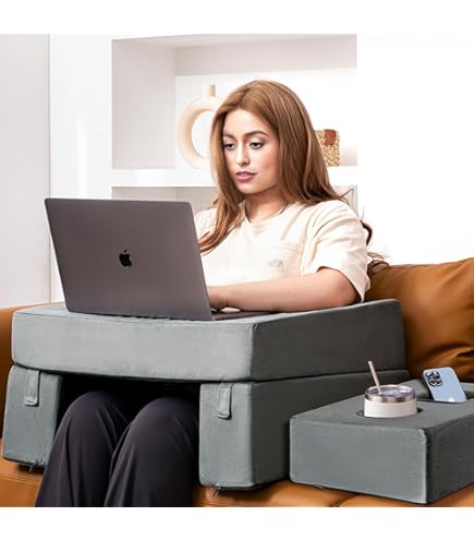 Cuscino Da Lettura E Gaming - Ergonomico A Forma Di U, Per Letto, Divano, Supporto Tablet - Foto 9