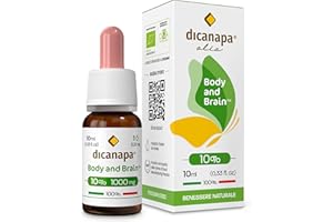 dicanapa Olio 10% Made in Italy – 10 ml 1000 mg - Prodotto da Filiera Biologica Certificata dal Campo al Confezionamento - 100% Naturale e Vegetale Senza Glutine