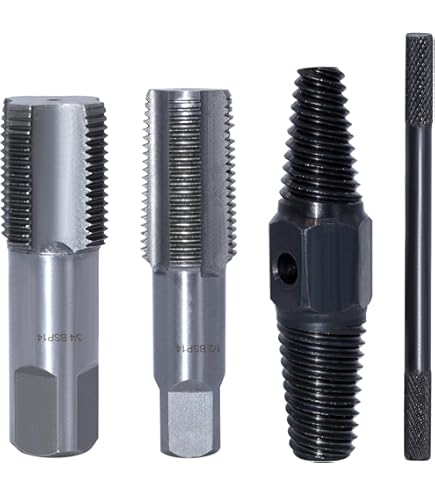 Estrattore Viti Per Tubi 1/2 Pollice - Rimuove Viti Rotte E Ripara Filetti