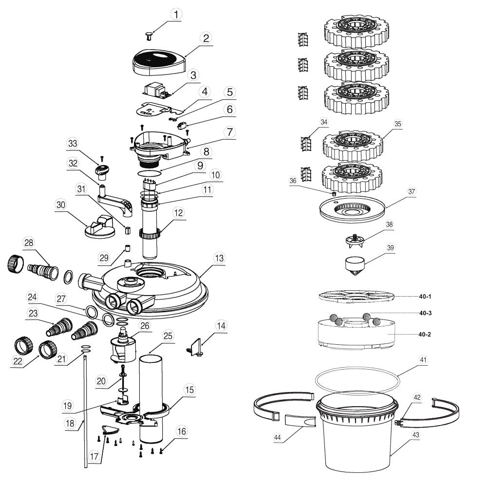 SunSun CPF-10000 Druckteichfilter UVC 11 W 10000 L/h Teich Filter Teichfilter – Bild 10