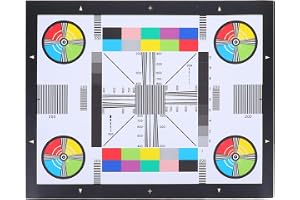 Testdiagram för kameralinser, kalibreringsverktyg för säkerhetskamera, pappersfokusjusteringskort för omfattande bildtestning, universell kompatibilitet, inomhus