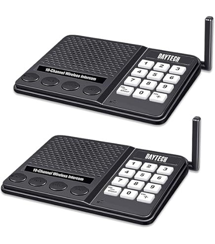 Intercom Wireless Hosmart UltraSpeak Pro - Portata 400 M, Full Duplex, Per Casa O Ufficio