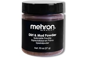 Mehron Specialty Powder Puder för specialeffekter 27 g, Dirt & Mud