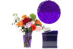 NITZCHE 50000 Pcs Purple Water Beads Balls Non Toxic Balls,Purple Water Gel Jelly Balls Floating Pearls, Wedding Centerpiece Arrangement, Floating Candle Making