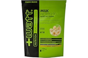+WATT Milk Protein 90 - Proteina a Lento Assorbimento- Formato: Doypack 750 g - Gusto: Banana