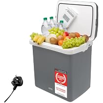 TZS First Austria - 32L Electric Cool Box - 12V/230V for Car