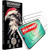Rongep [3'l&uuml; Paket] Samsung Galaxy A26 i&ccedil;in Ekran Koruyucu 9H Sertlikte Anti-Static Temperli Cam Netlik ve Dokunmatiği Etkile