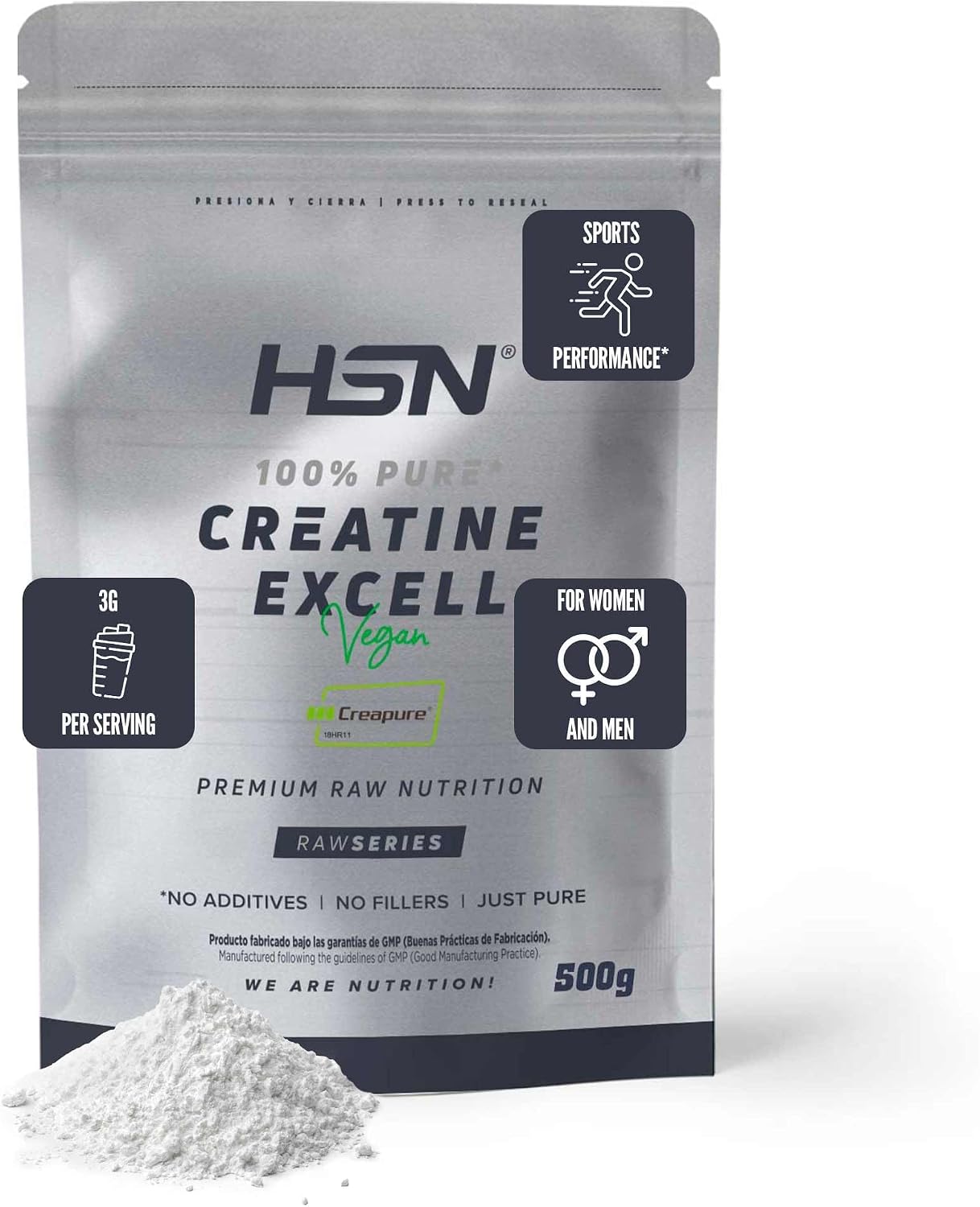 Avis d'Expert & Test Approfondi : HSN Creatina Excell 100 Creapure en Polvo - S (Sélection)
